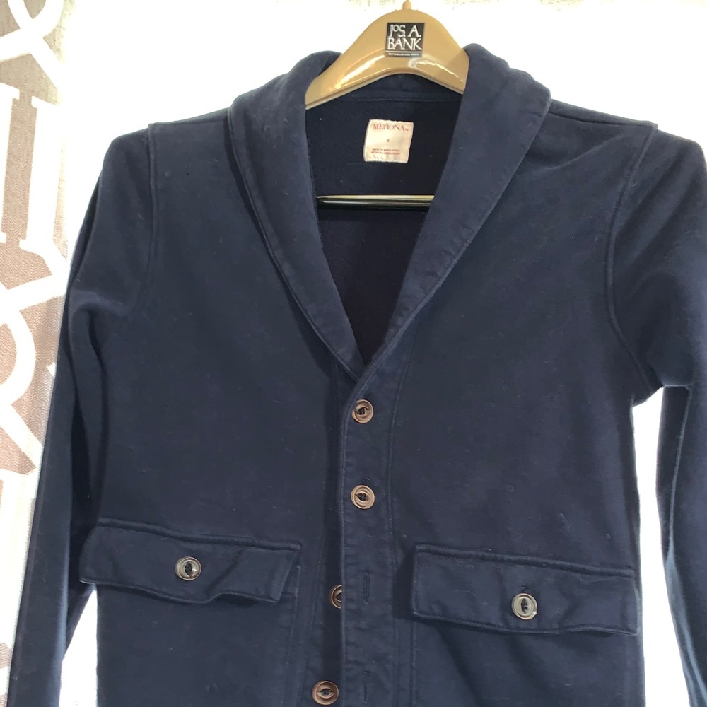 Merona heavy, collared button up cardigan.